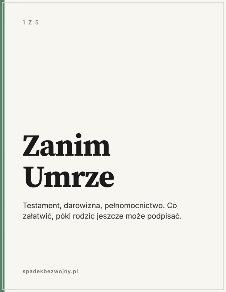 Okładka: Zanim Umrze