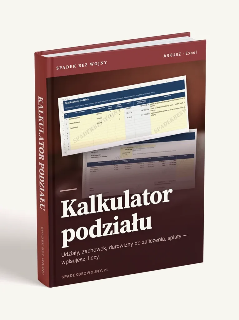 Okładka: Kalkulator podziału
