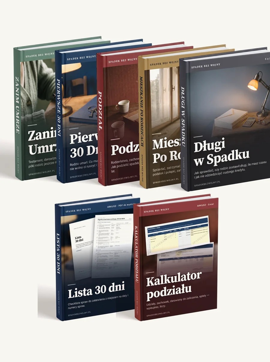 Okładka: Cały spadek